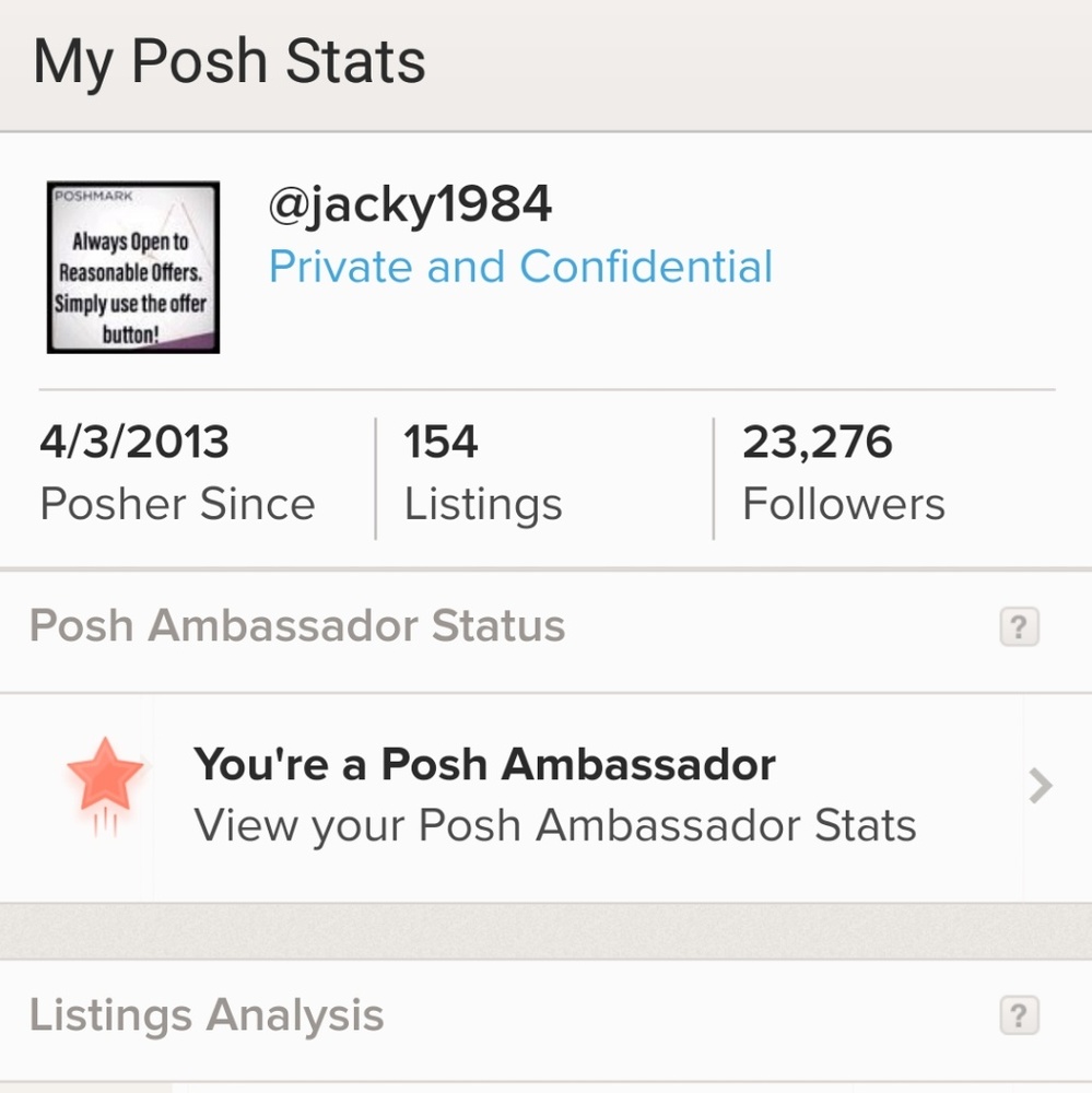 IM A POSH AMBASSADOR!!! 🎉🎉🎉🎉🎉🎉🎉🎉🎉🎉🎉🎉